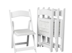 Special event, White folding chair
