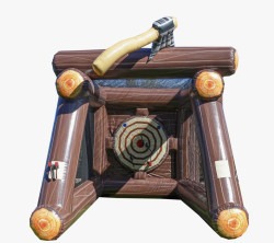 Inflatable ax thrower