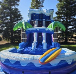 17’ Double Lane Surfboard Water Slide 🏄